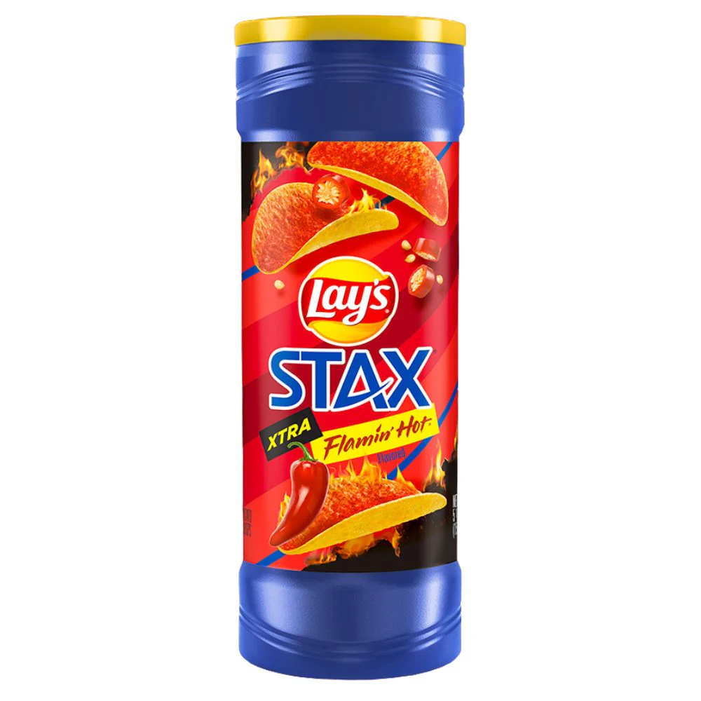 Lay's Stax Xtra Flamin' Hot, patatine super piccanti da 155.9g