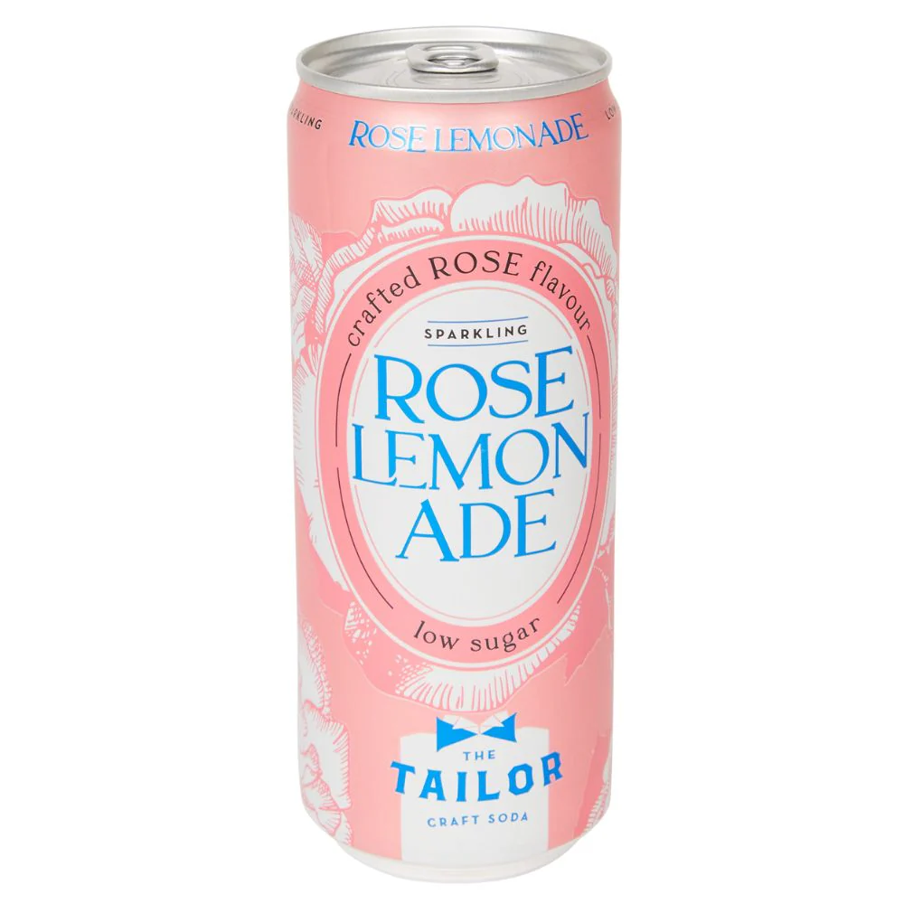 The Tailor Craft Soda Rose Lemonade, bevanda alla limonata rosa da 330ml