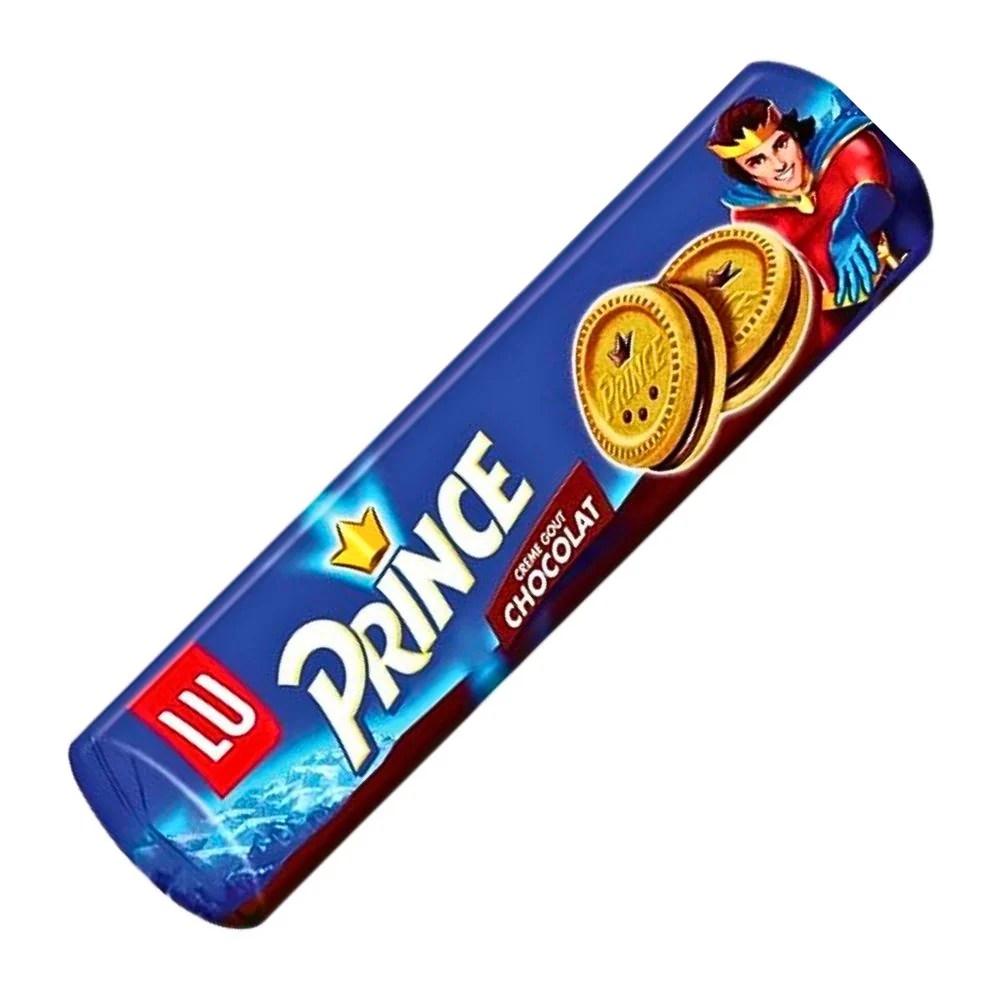 LU Prince Chocolate Biscuits, biscotti di frolla ripieni di crema al cioccolato da 130g