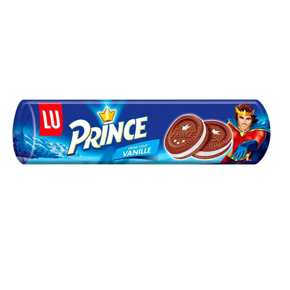 LU Prince Vanilla Biscuits, biscotti al cacao ripieni di vaniglia da 130g