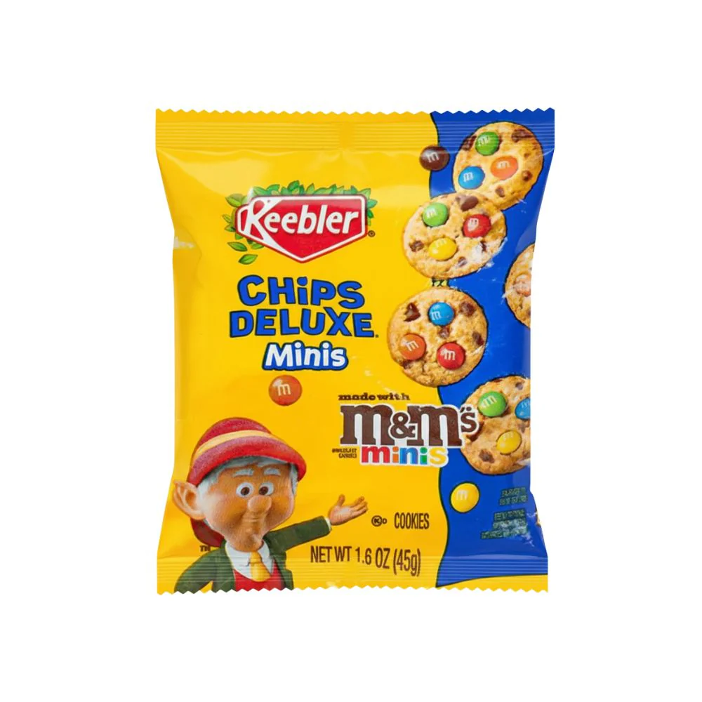 M&M's Minis Bite Size Cookies, biscotti al cioccolato con M&M's da 45g