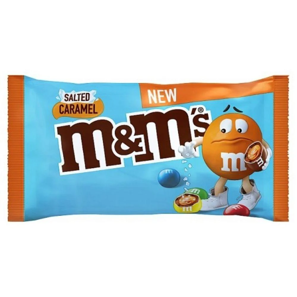 M&M Salted Caramel, m&m's ripieni di caramello salato da 36g