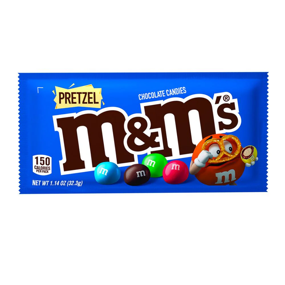 M&M’s Pretzel, confetti al cioccolato al gusto di pretzel da 32g