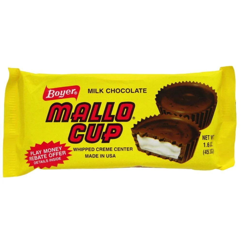 Mallo Cup Milk Chocolate, barretta al cioccolato e cocco da 42g