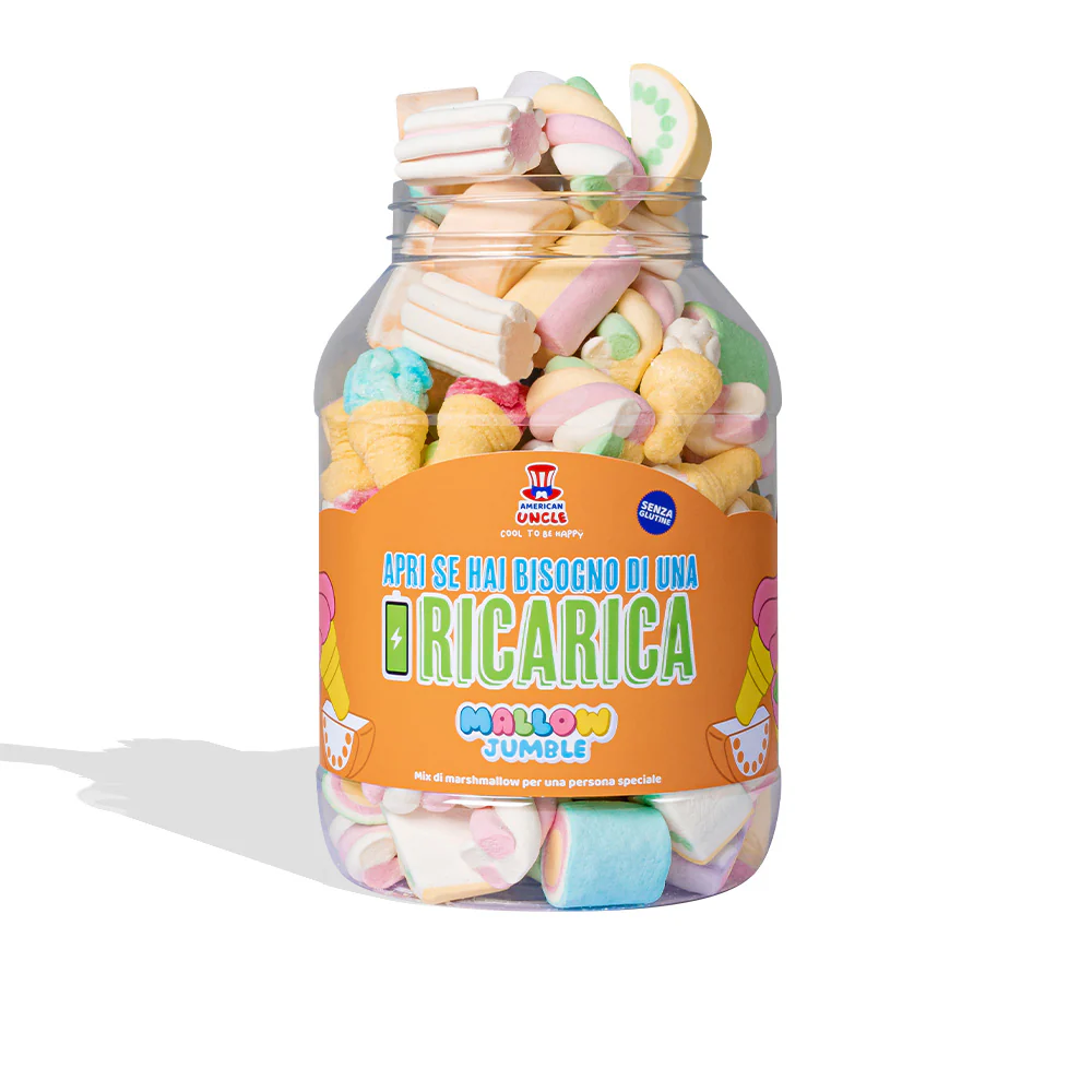 Mallow Jumble "Apri se hai bisogno di una ricarica", barattolo di marshmallow da comporre con i tuoi gusti preferiti - Image 4