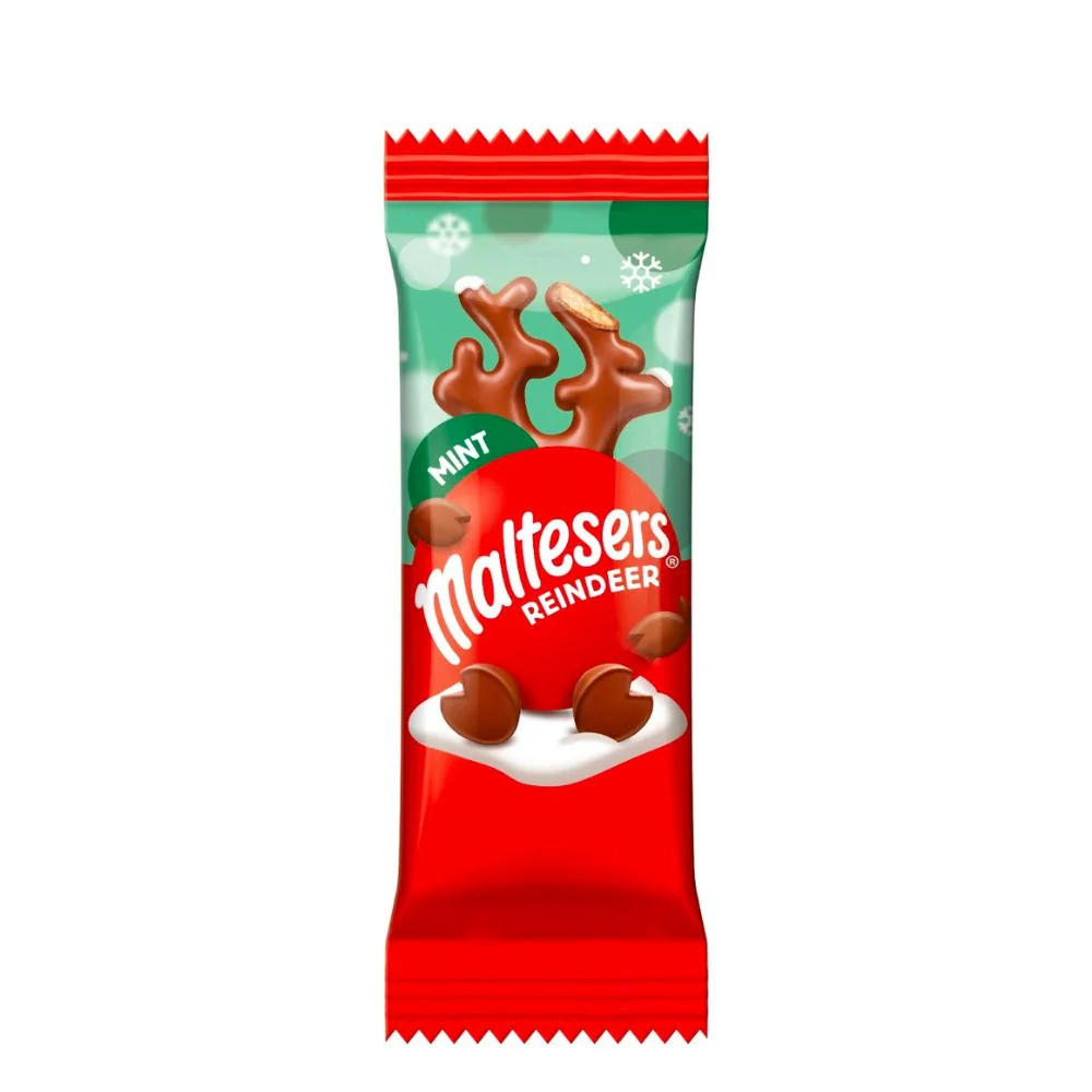 Maltesers Mint, cioccolato al latte e menta da 29g
