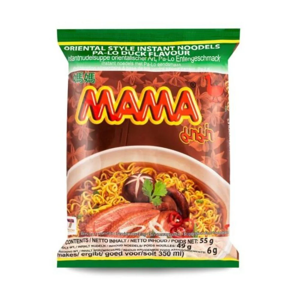 Mama Instant Noodles Anatra, noodles all'anatra da 55g