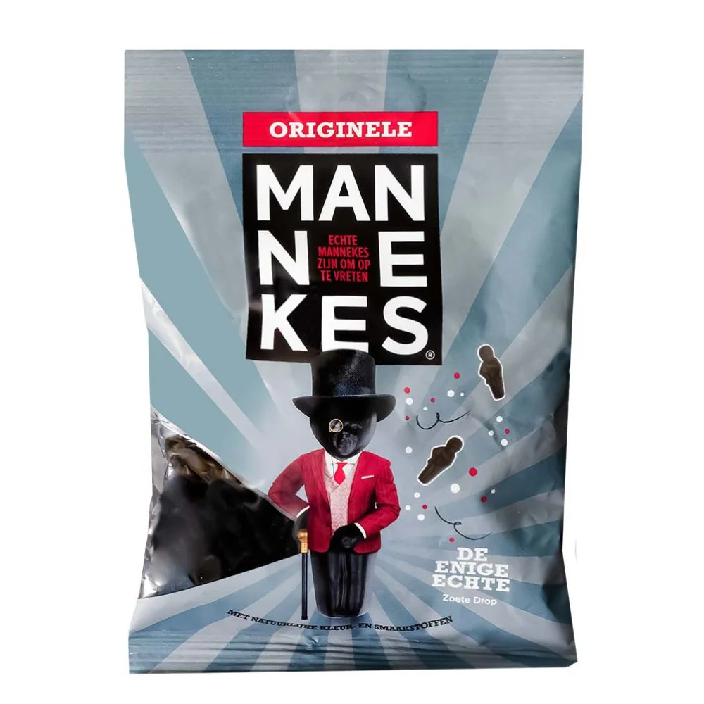 Mannekes Originele, liquirizie vegane da 100g