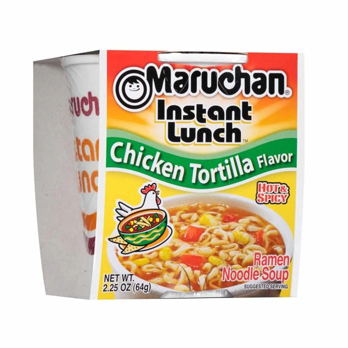 Maruchan Chicken Tortilla, confezione di ramen al sapore di tortilla di pollo da 64g