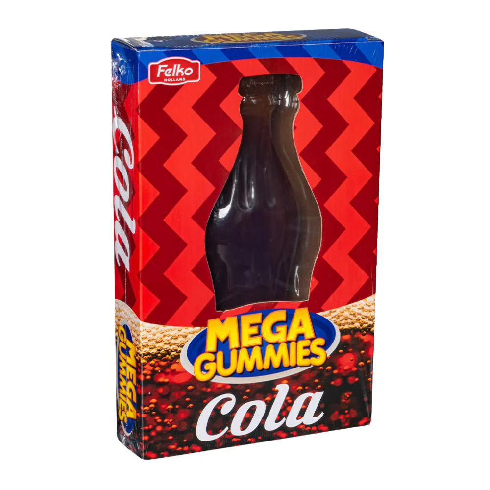 Mega Gummies Cola, caramella gommosa a forma di bottiglia di cola da 600g