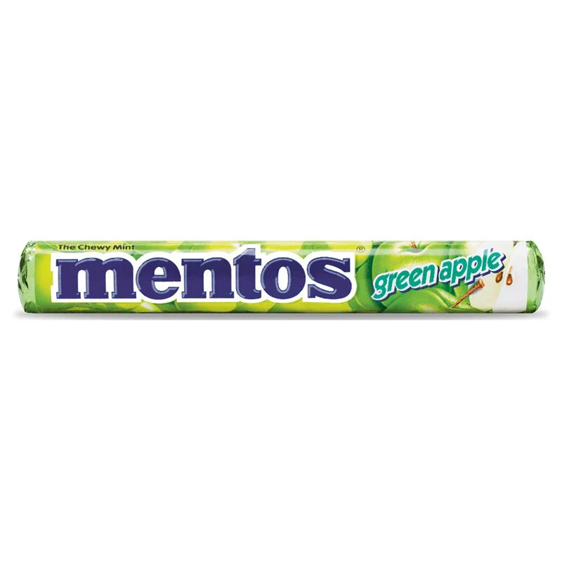 Mentos Green Apple, caramelle alla mela verde da 37.5g