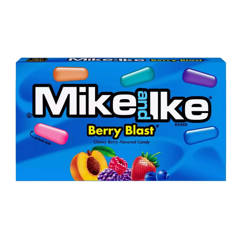 Mike and Ike Berry Blast, caramelle al gusto di frutti di bosco da 120g