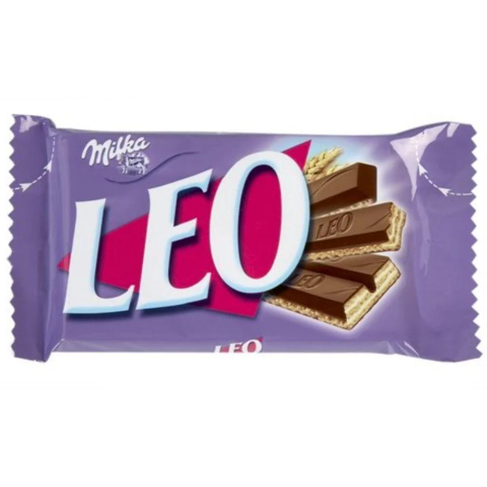 Milka Leo, wafer ricoperto di cioccolato al latte da 33.3g