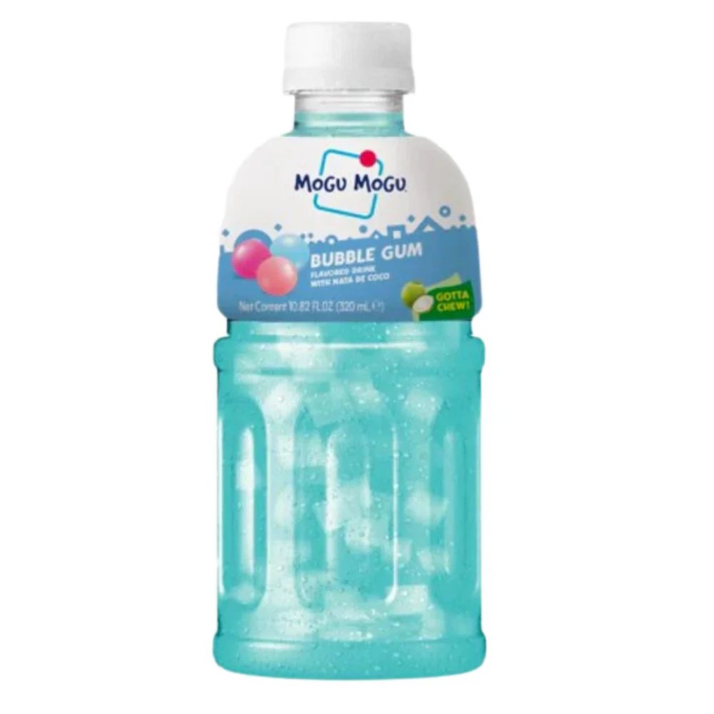 Mogu Mogu Bubble Gum, bevanda al gusto di gomma da masticare da 320ml