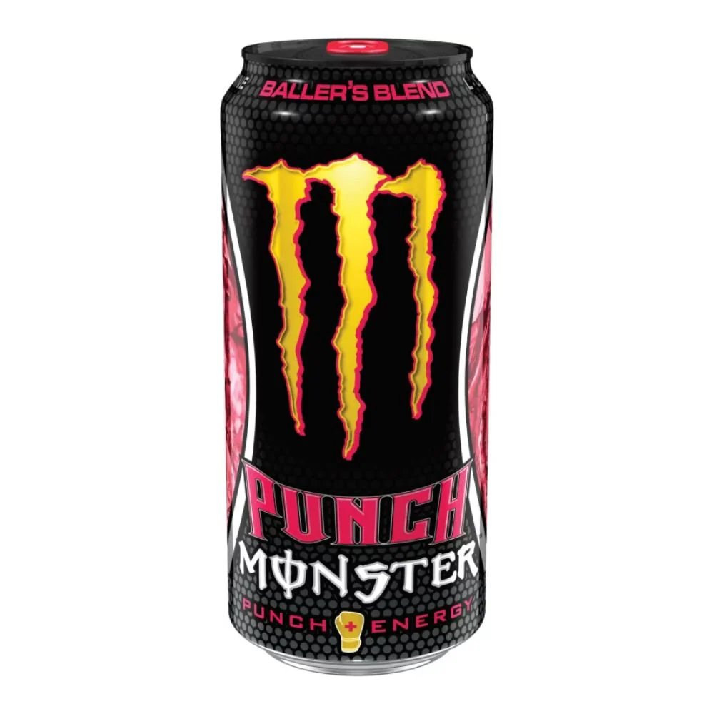 Monster Baller's Blend Punch, energy drink al punch da 473ml