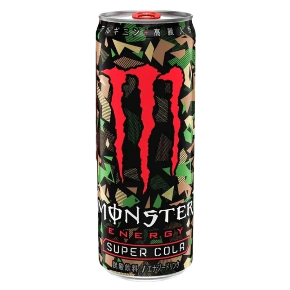 Monster Energy Super Cola, bevanda energetica al gusto di cola da 355ml