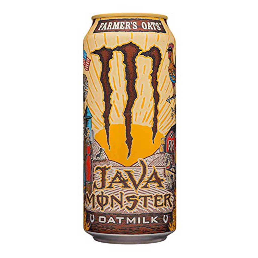 Monster Java Farmer's Oat Milk, energy drink al caffè e latte d'avena da 443ml