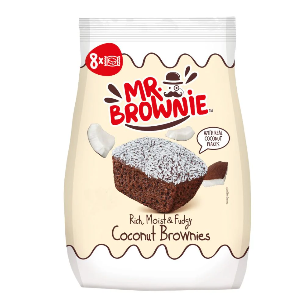 Mr Brownie Coconut, brownie al cocco da 200g