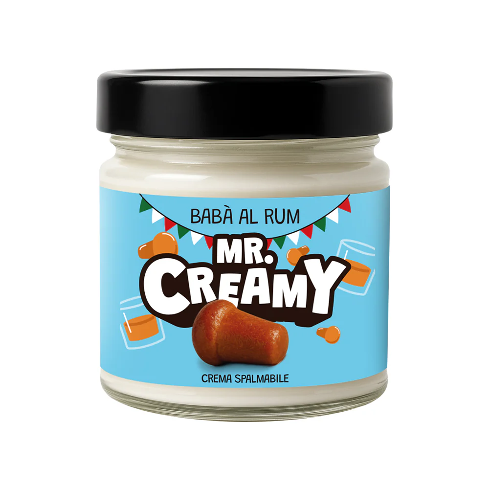 Mr. Creamy Babà al Rum, crema spalmabile al babà al rum da 200g