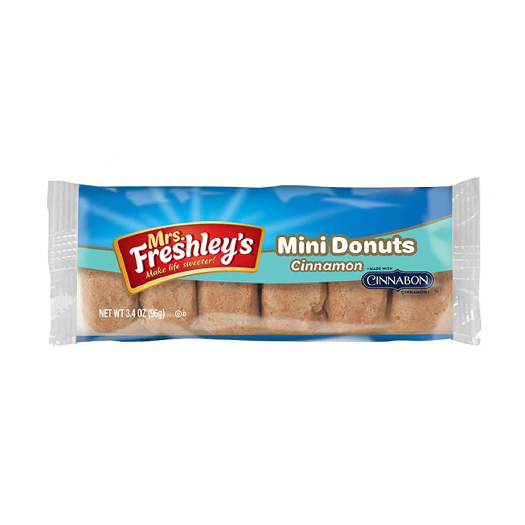 Mrs Freshley's Cinnamon Mini Donut, ciambelle alla cannella da 85g