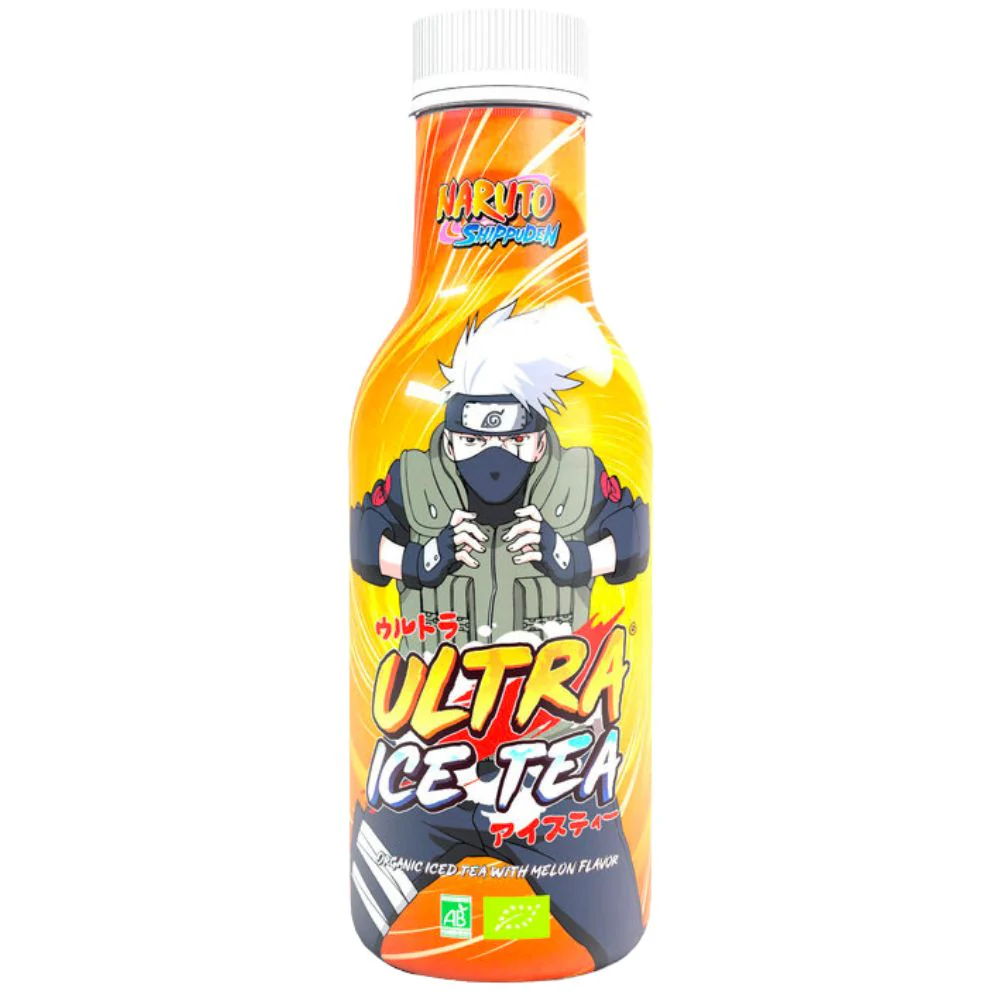 Naruto Ultra Ice Tea Kakashi, tè nero al gusto di melone da 500ml