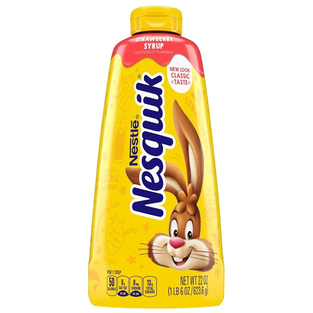Nesquik Syrup Strawberry, sciroppo alla fragola da 623.6g