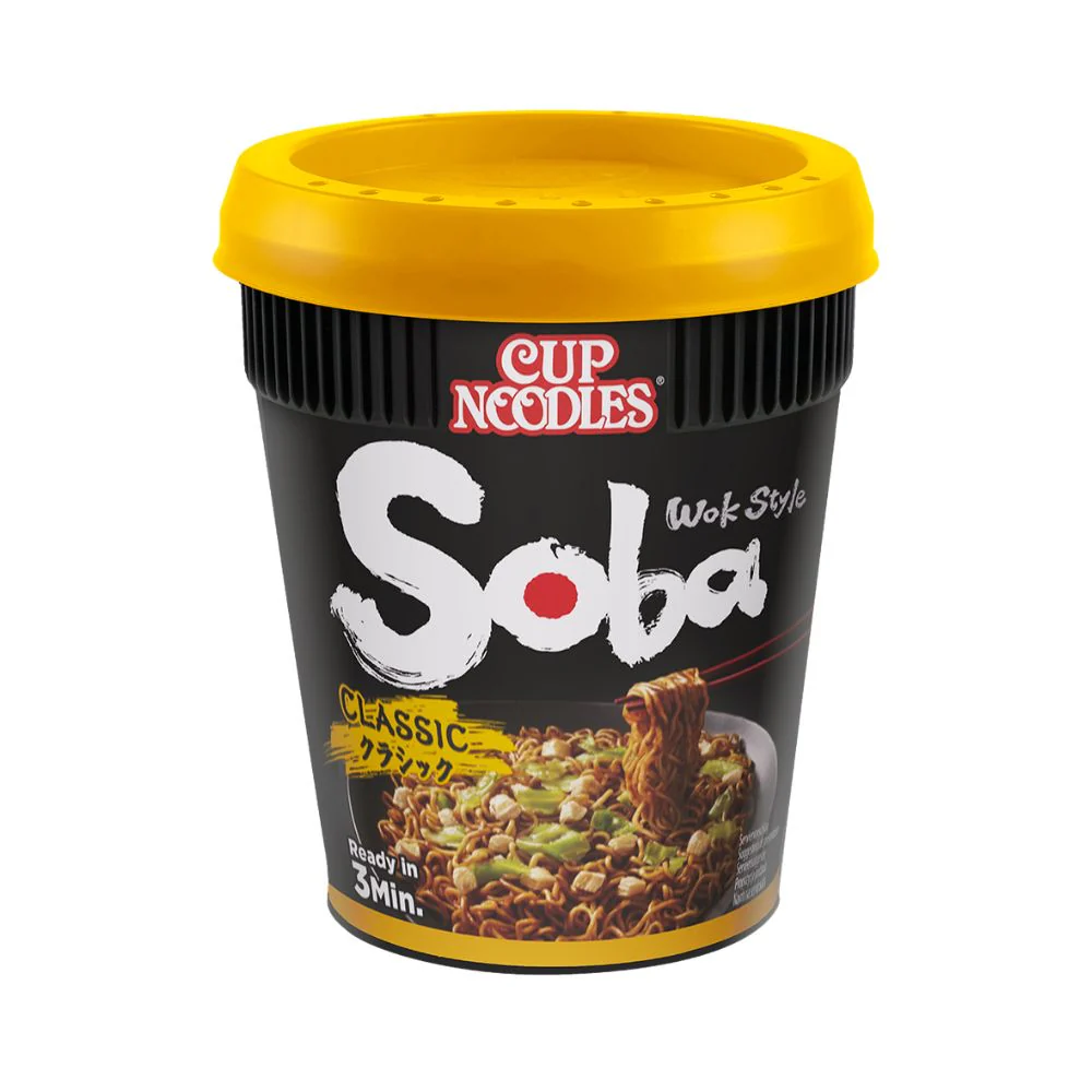 Nissin Noodles Soba Classic, noodles alla salsa yakisoba da 90g