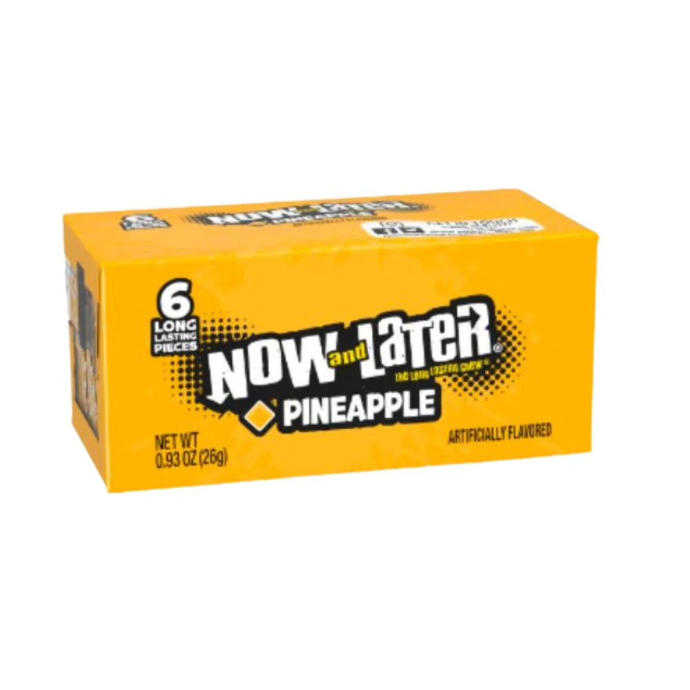 Now & Later Pineapple, caramella all'ananas da 26g