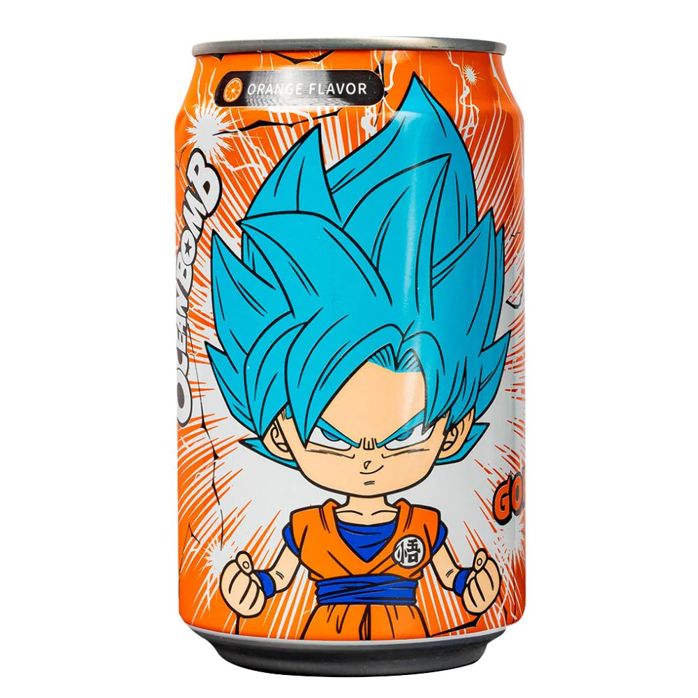 Ocean Bomb Goku Orange, bevanda all'arancia da 330ml