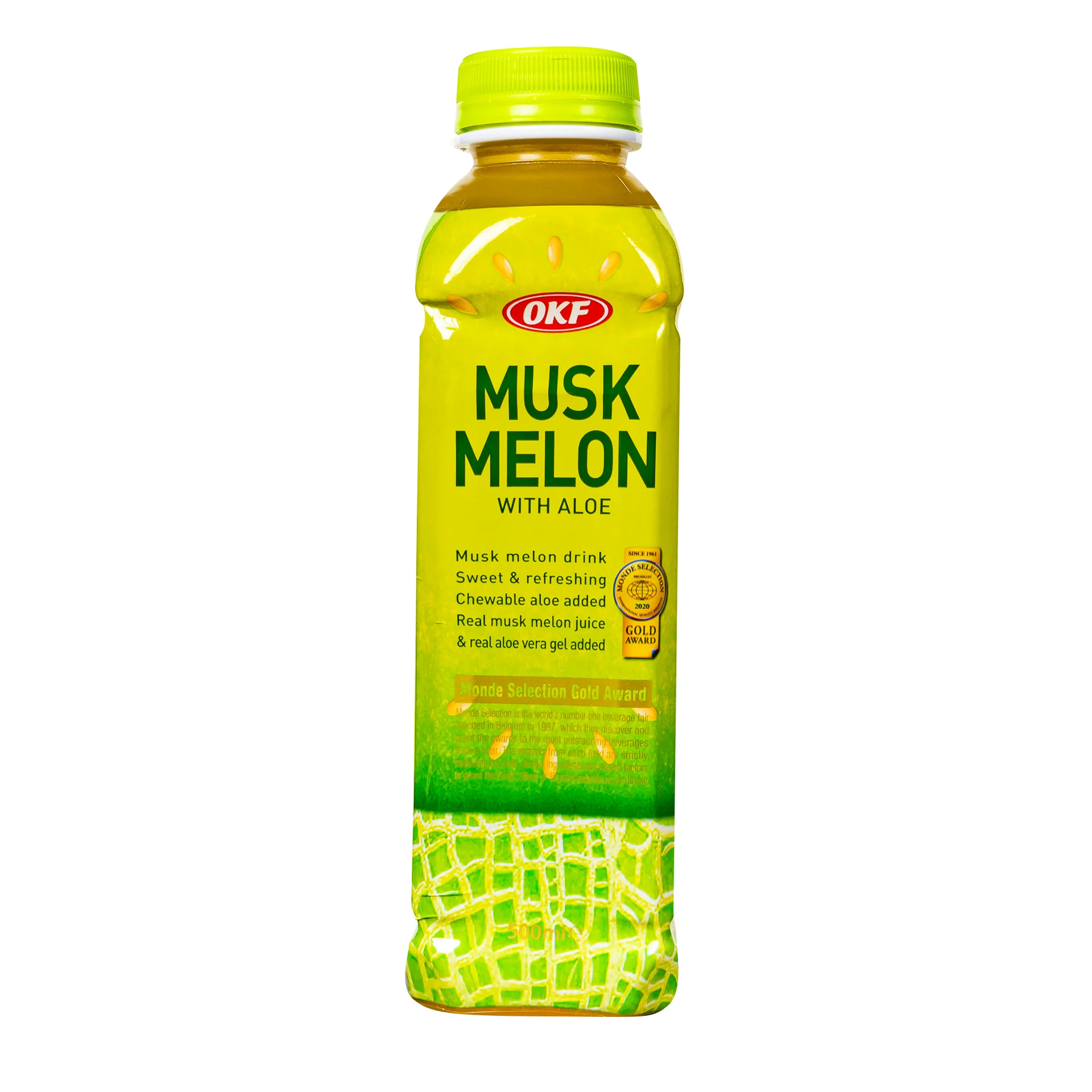 OKF Musk Melon With Aloe, bevanda idratante al gusto di melone e aloe da 500ml