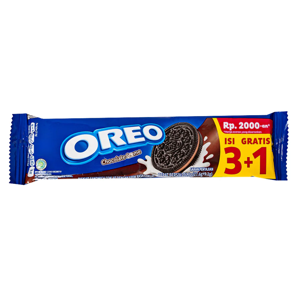 Oreo Chocolate Creme, biscotti con crema al gusto di cioccolato da 36,8g