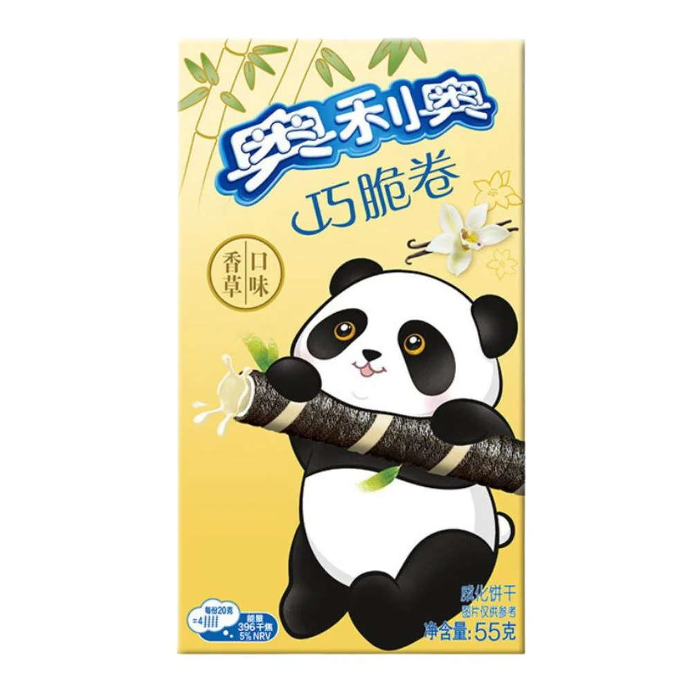 Oreo Wafer Roll Vanilla, wafer alla vaniglia da 55g