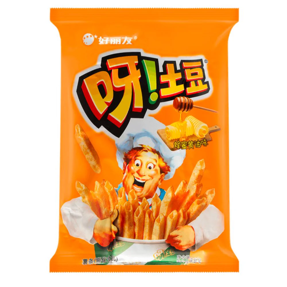 Orion Chips Honey and Butter, patatine al gusto di miele e burro da 40g
