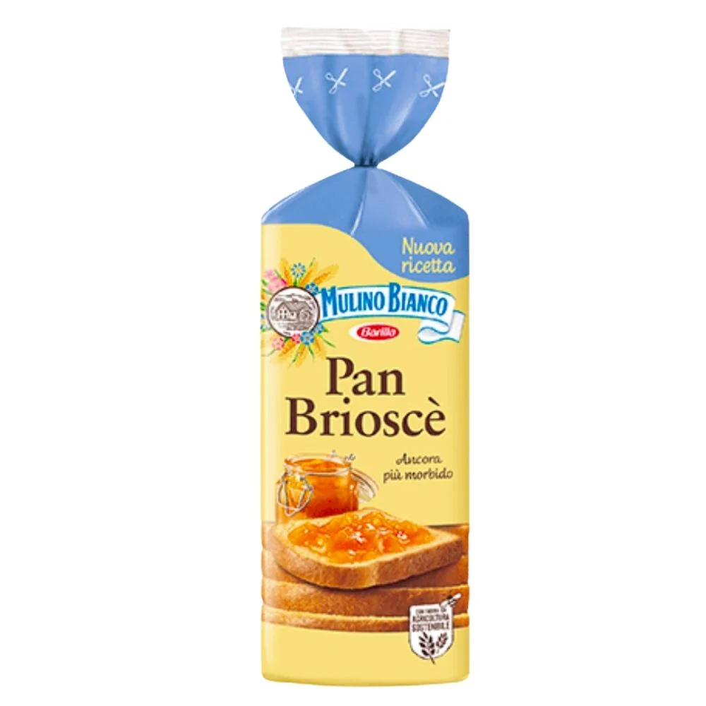 Pan Brioscè Mulino Bianco, pane dolce imbustato da 400g