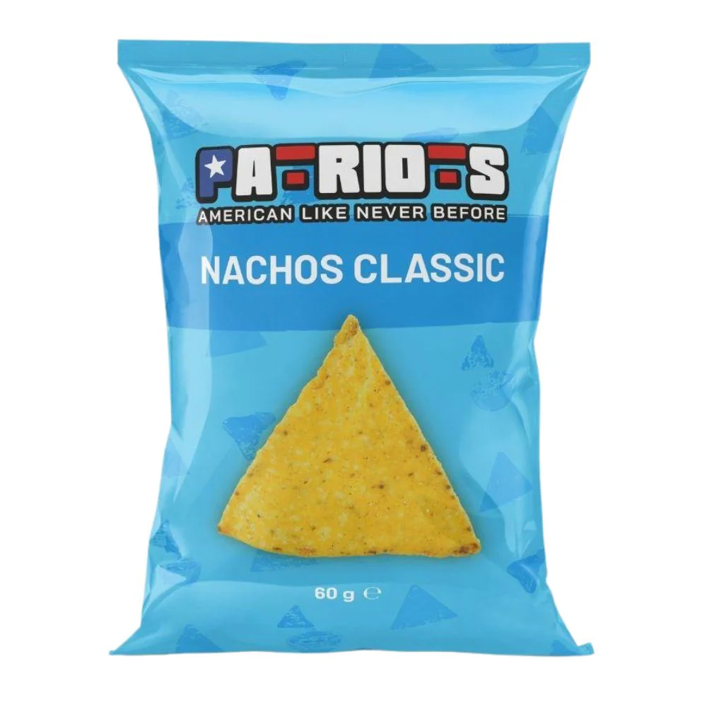 Patriots Nachos Classic, nachos classici da 60g