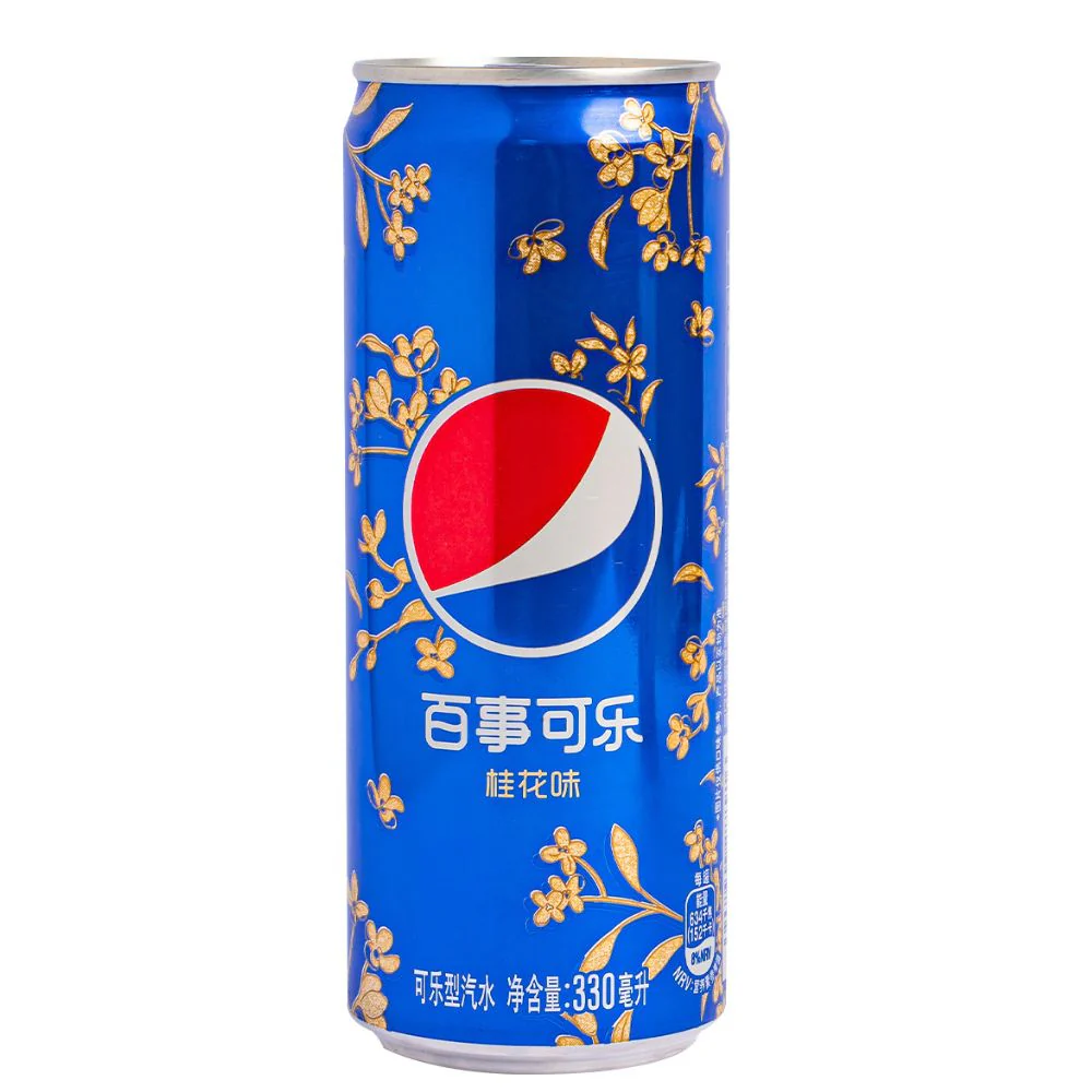 Pepsi Osmanthus Flavoured Cola, bevanda gusto osmanthus da 330ml
