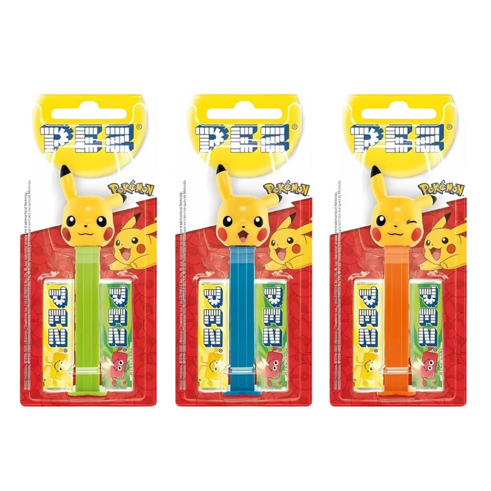 Pez Pikachu, caramelle al gusto di frutta e personaggio a sorpresa da 17g