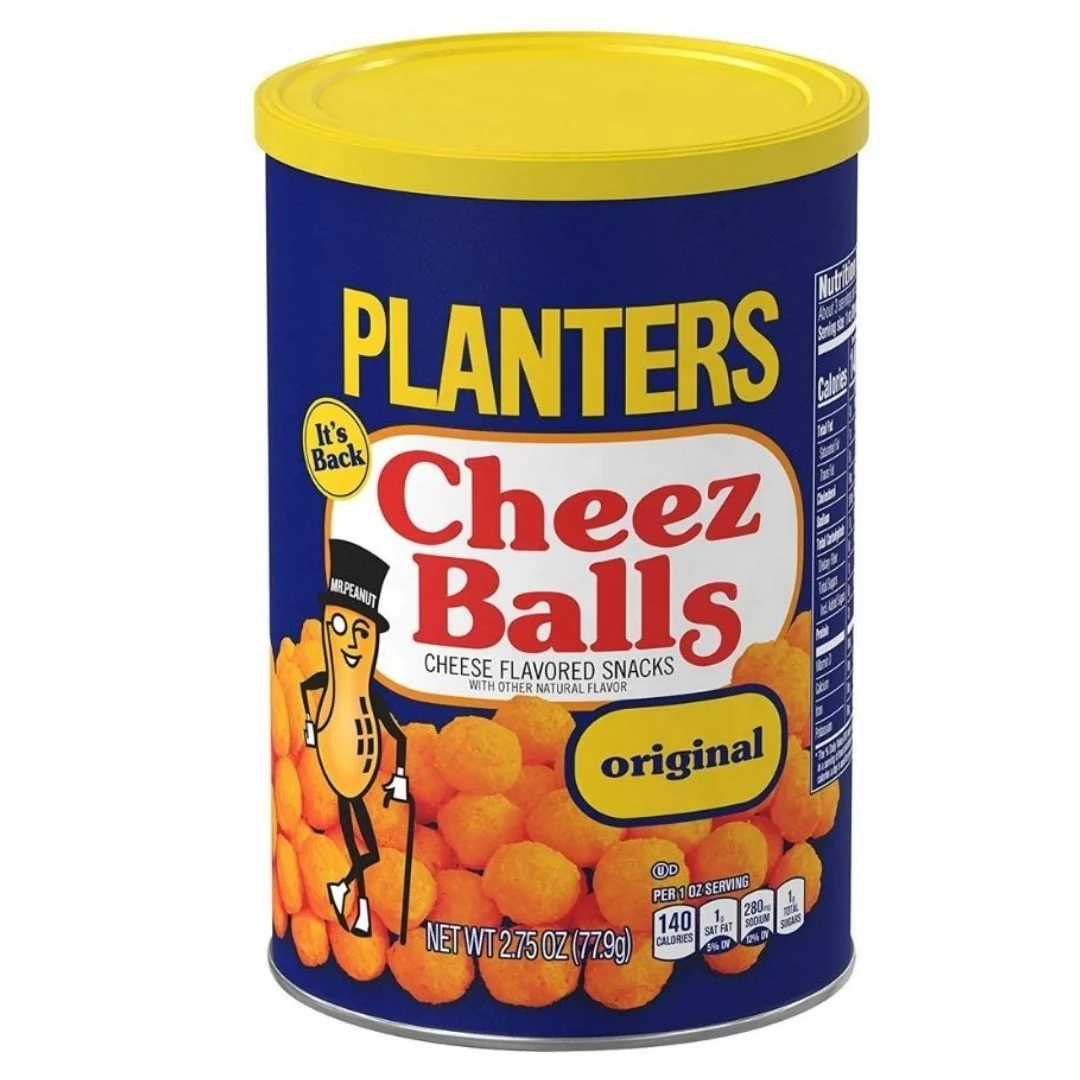 Planters Cheez Balls Original, snack al formaggio da 77.9g