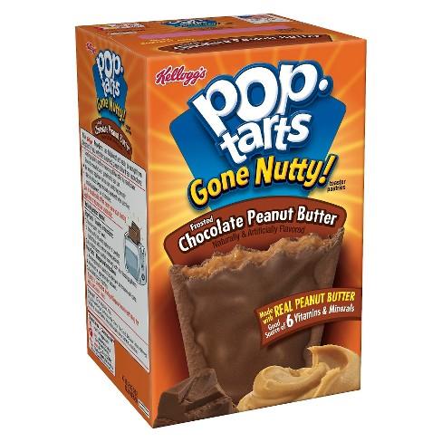 Pop Tarts Gone Nutty Chocolate Peanut Butter, biscotti al cioccolato farciti con crema al burro d'arachidi da 300g