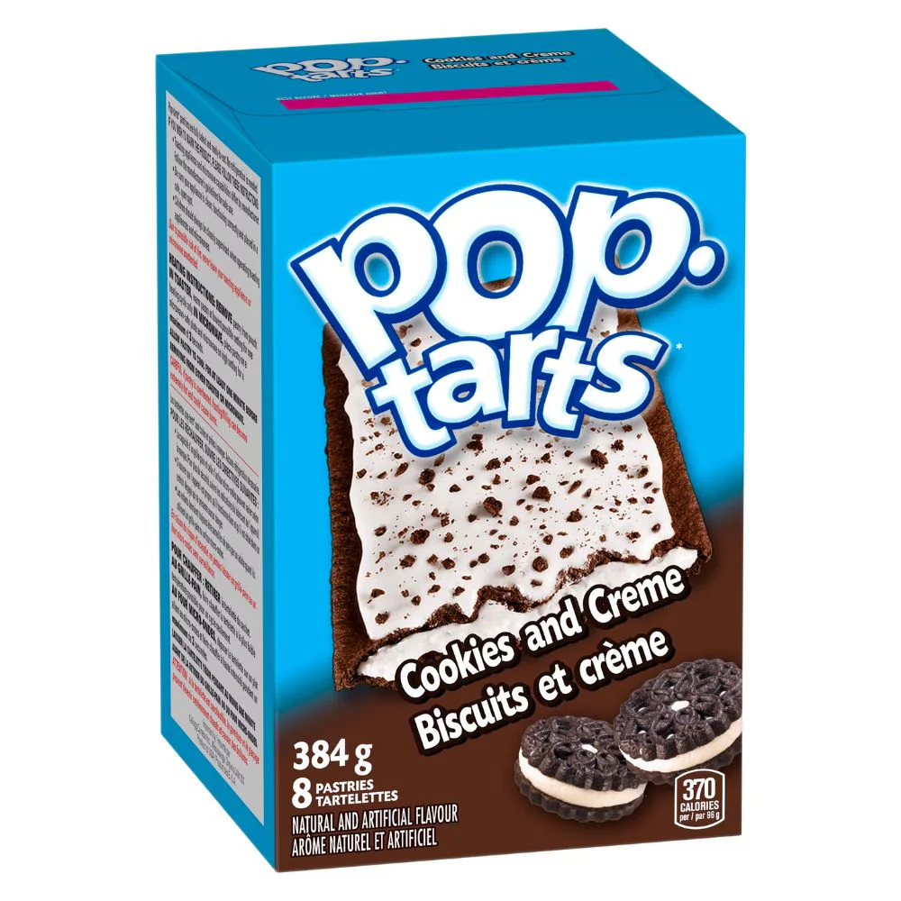 Pop Tarts Frosted Cookies and Creme, biscotti a cioccolato e vaniglia da 384g