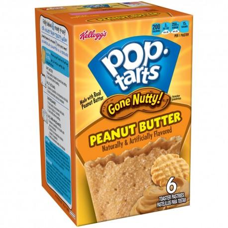 Pop Tarts Gone Nutty Peanut Butter, biscotti farciti con crema al burro d'arachidi da 300g