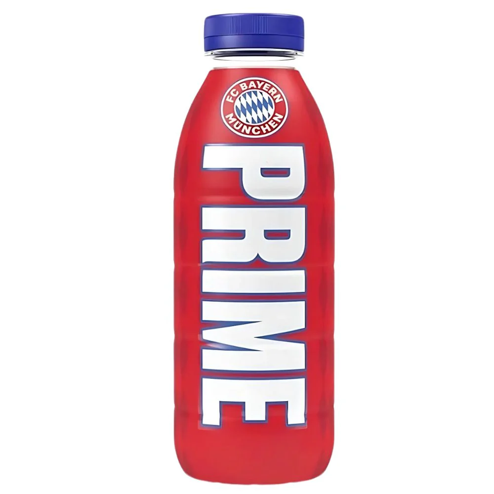 Prime Hydration Bayern München, bevanda aromatizzata al gusto di frutti di bosco da 500ml