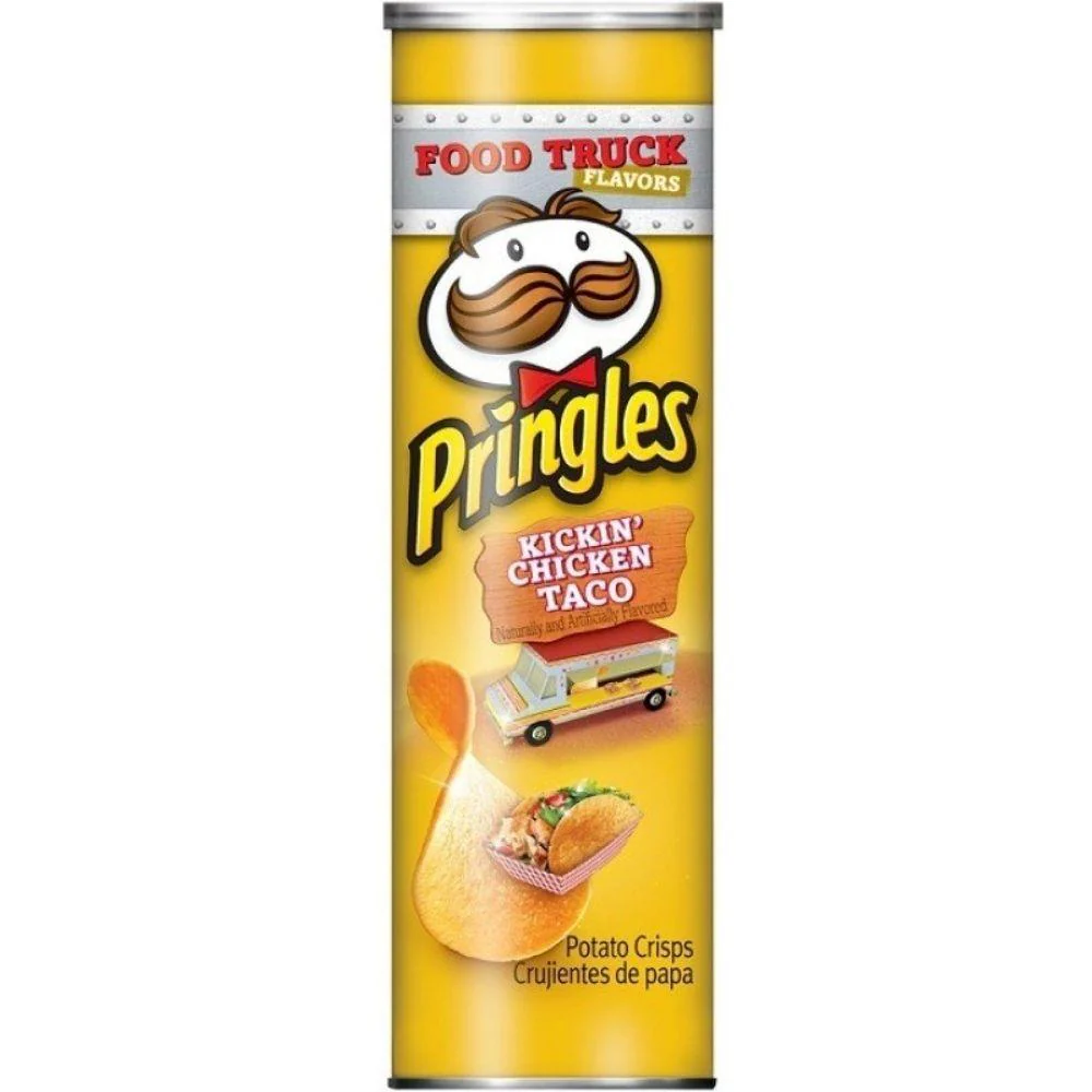 Pringles Kickin' Chicken Taco, patatine al pollo tex-mex da 169g