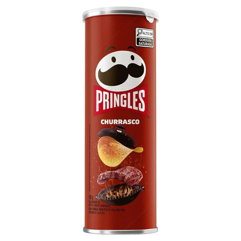 Pringles Churrasco, patatine al gusto di carne arrostita da 109g