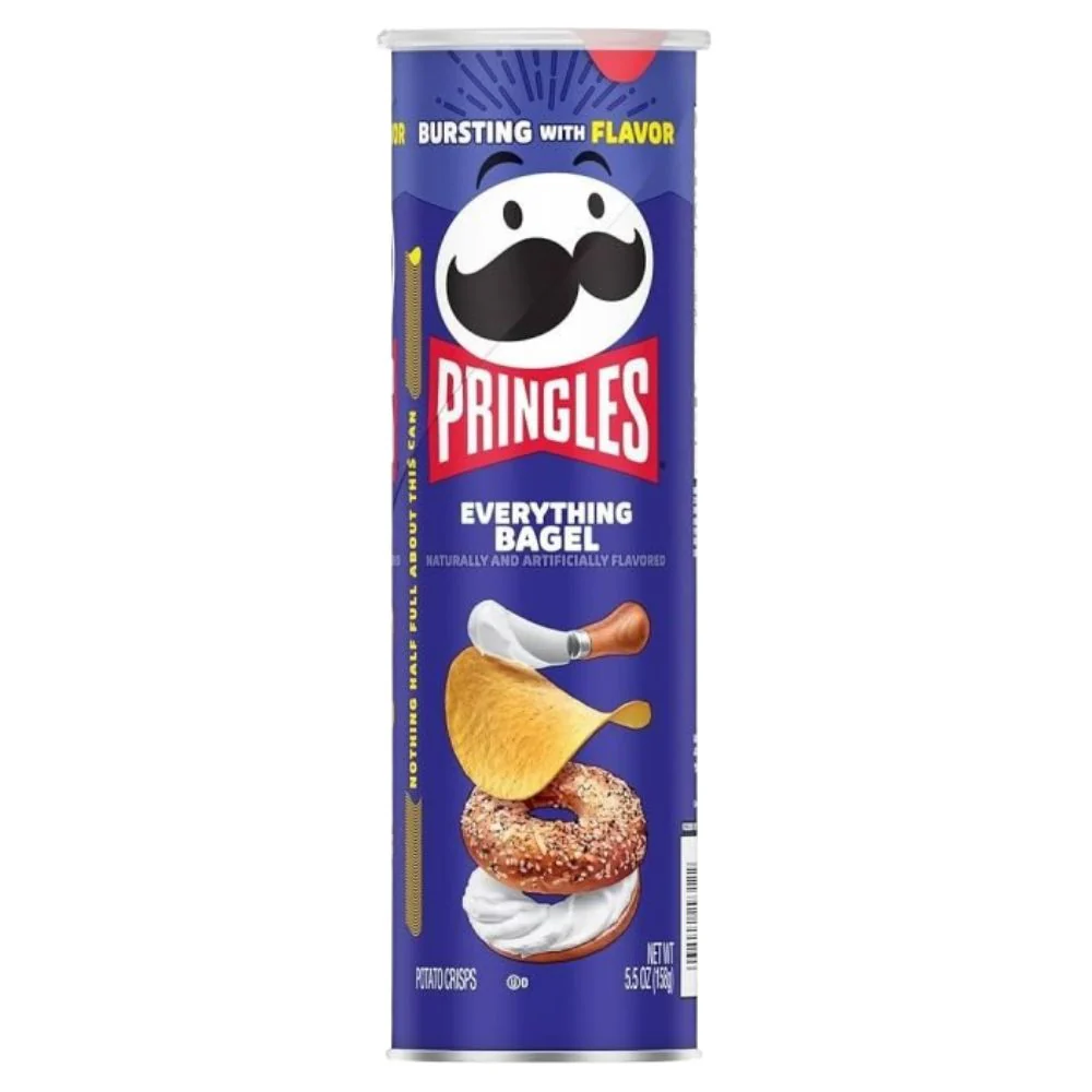 Pringles Everything Bagel, patatine al gusto di bagel da 158g