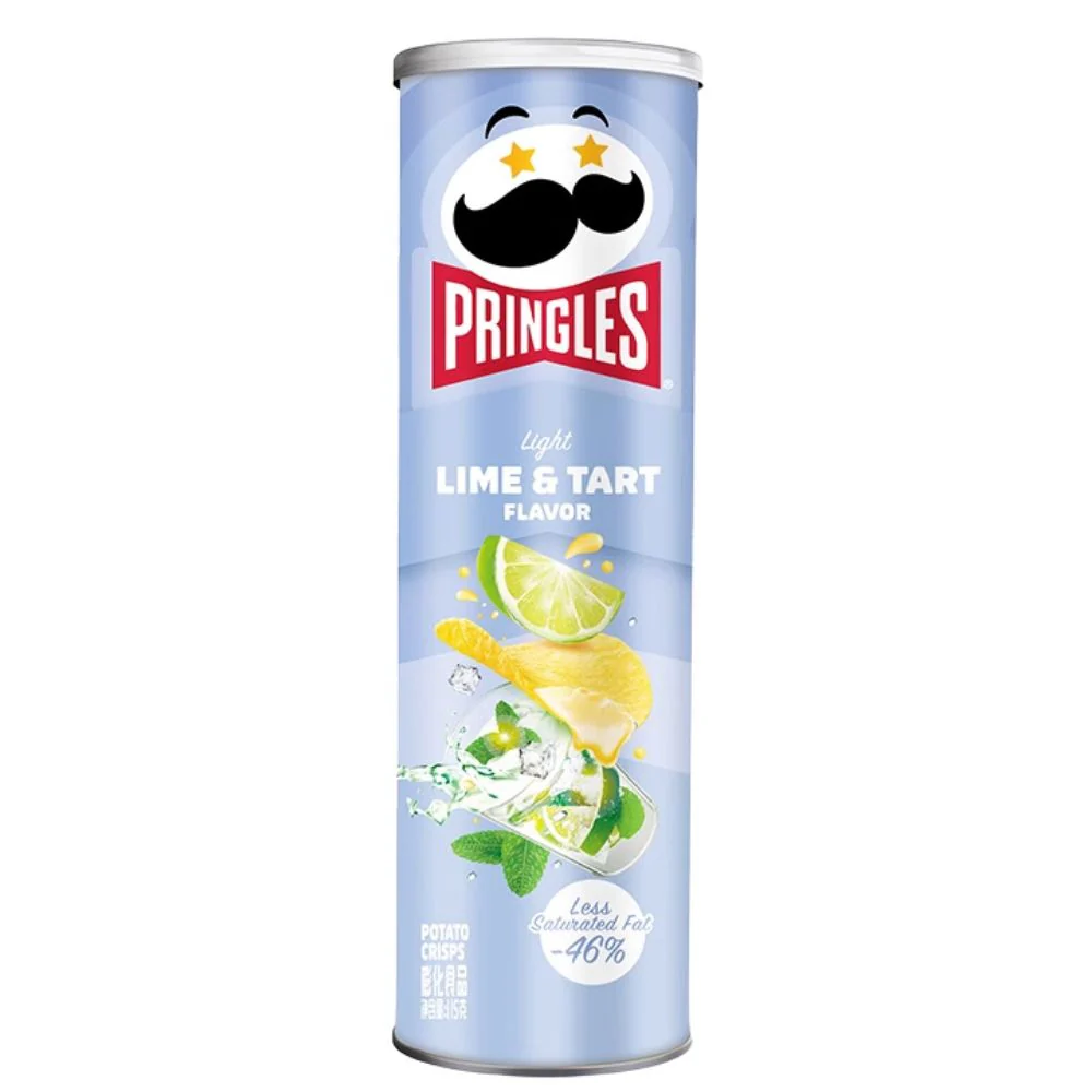 Pringles Light Lime and Tart, patatine al gusto di crostata al lime da 115g