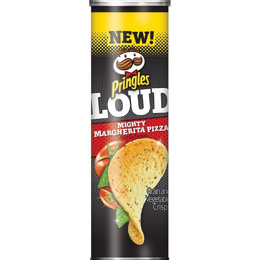 Pringles Loud Mighty Margherita Pizza, patatine al gusto margherita da 154g