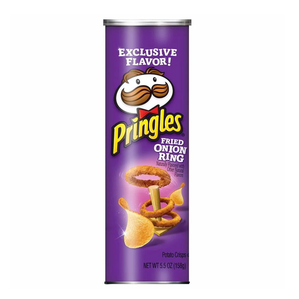 Pringles Onion Rings, patatine alla cipolla fritta da 158g