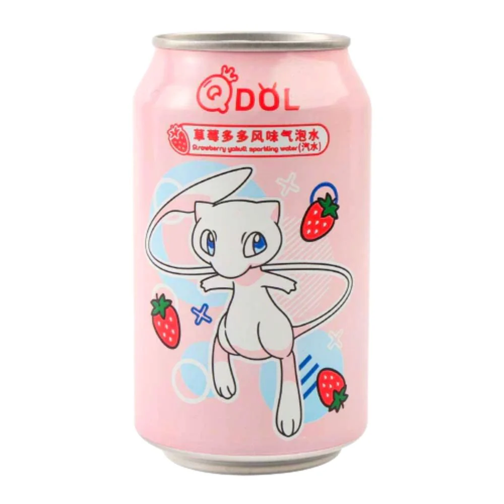 Qdol Mew Strawberry, bevanda alla fragola da 330ml