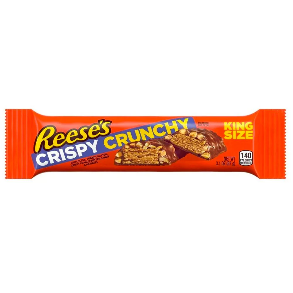 Reese's Crispy Crunchy, barretta di cioccolato crunchy nel formato king da 87g